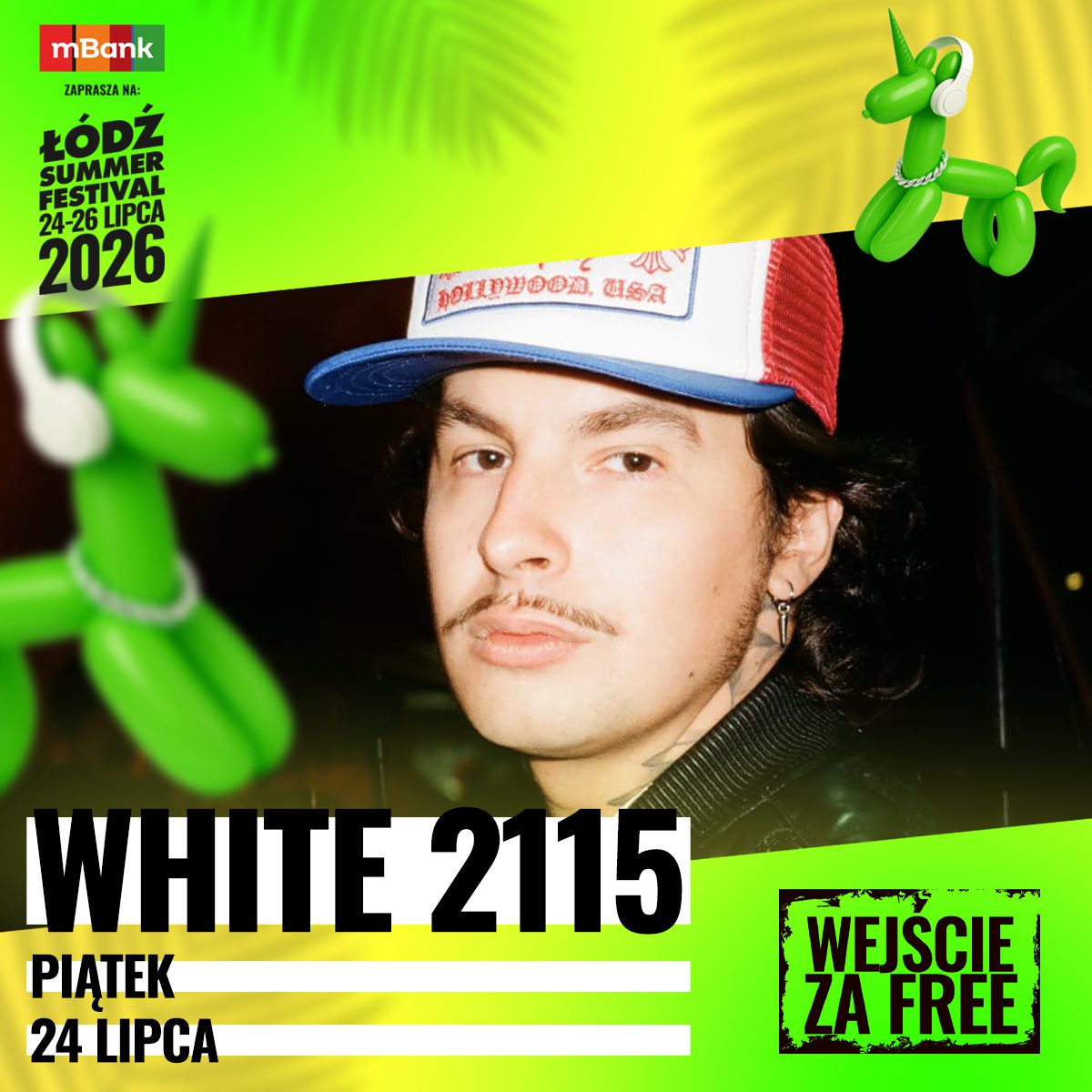 White 2115 Łódź Summer Festival 2026