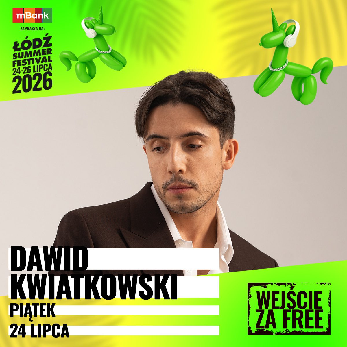 Dawid Kwiatkowski Łódź Summer Festival